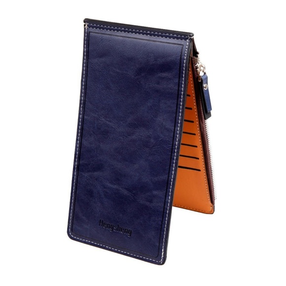 Womens Thin Bifold Phone Wallet Cards Organizer - Picture 2 of 4
